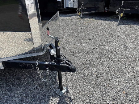 New 2026 Spartan 7X14 Enclosed Trailer, Black Exterior, Tandem Axle, StableDeck, 7K GVWR