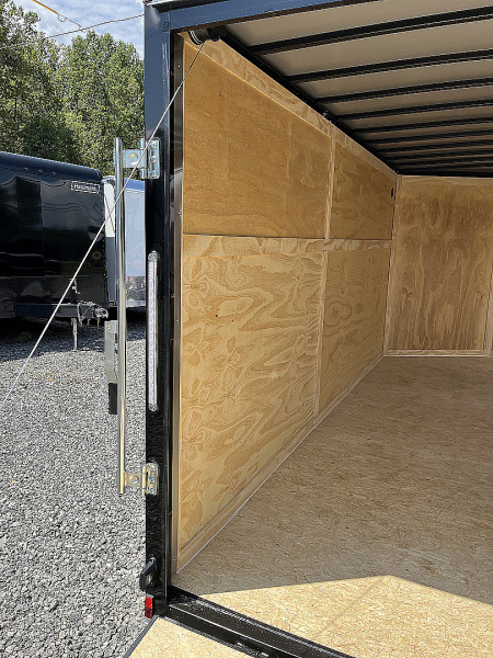 New 2026 Spartan 7X14 Enclosed Trailer, Black Exterior, Tandem Axle, StableDeck, 7K GVWR