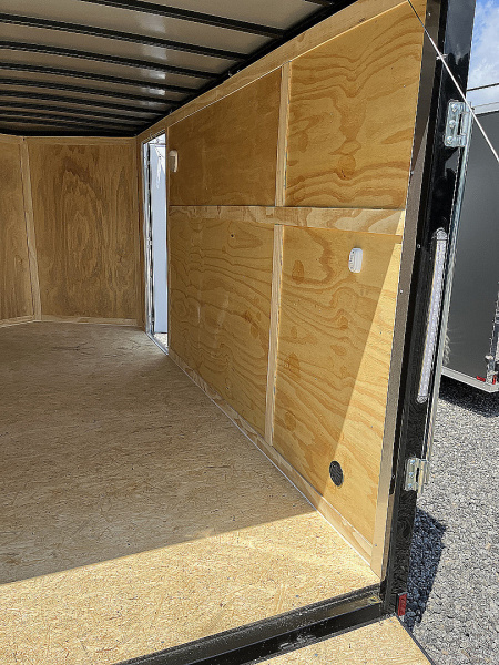 New 2026 Spartan 7X14 Enclosed Trailer, Black Exterior, Tandem Axle, StableDeck, 7K GVWR