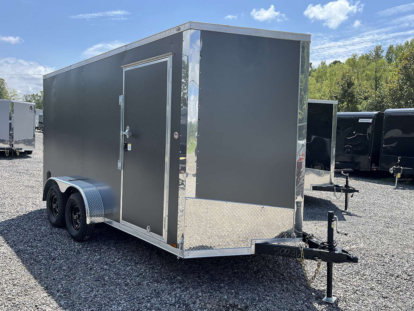New 2026 Spartan 7X16 Enclosed Trailer, Preferred Package, Polycor, Tube Cross Members, 7' Interior