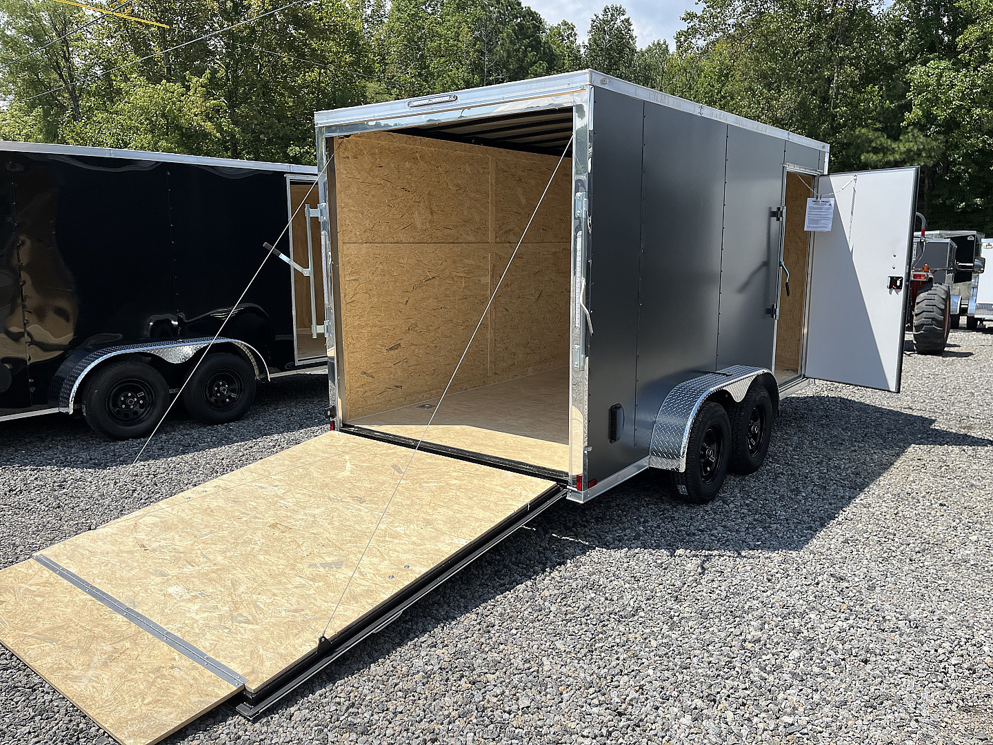New 2026 Spartan 7X16 Enclosed Trailer, Preferred Package, Polycor, Tube Cross Members, 7' Interior