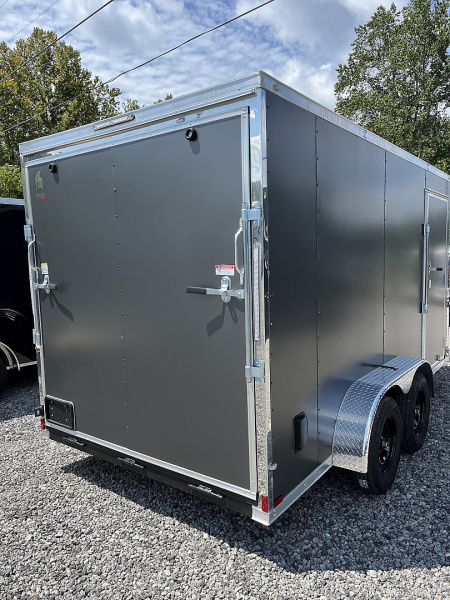 New 2026 Spartan 7X16 Enclosed Trailer, Preferred Package, Polycor, Tube Cross Members, 7' Interior