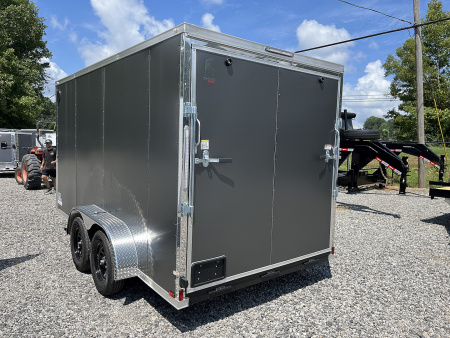 New 2026 Spartan 7X16 Enclosed Trailer, Preferred Package, Polycor, Tube Cross Members, 7' Interior