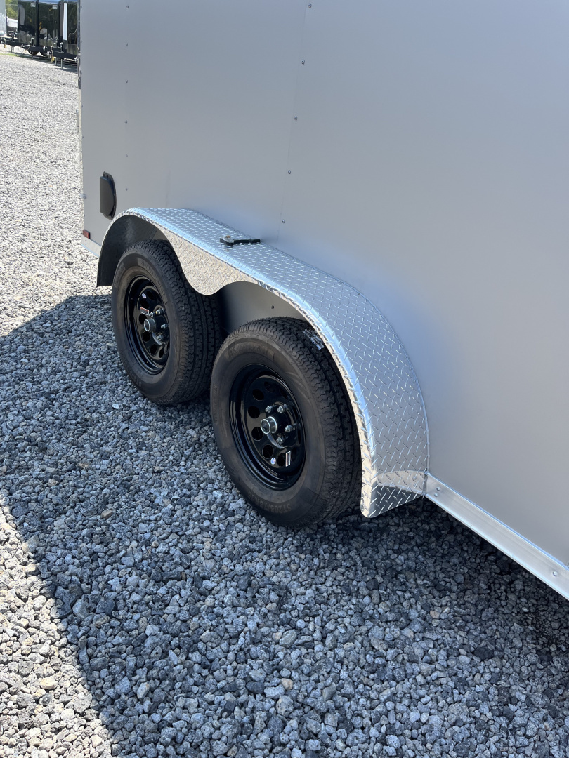 New 2026 Spartan 7X16 Enclosed Trailer, Preferred Package, Polycor, Tube Cross Members, 7' Interior