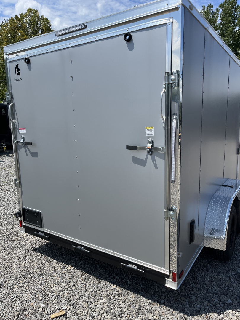 New 2026 Spartan 7X16 Enclosed Trailer, Preferred Package, Polycor, Tube Cross Members, 7' Interior