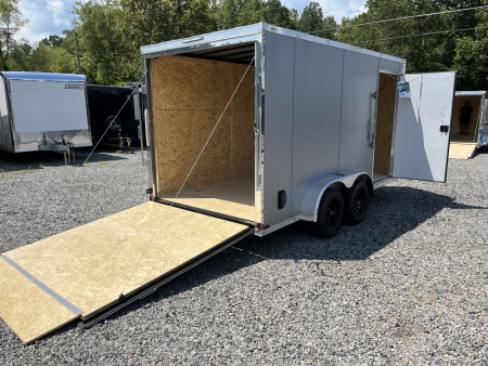 New 2026 Spartan 7X16 Enclosed Trailer, Preferred Package, Polycor, Tube Cross Members, 7' Interior