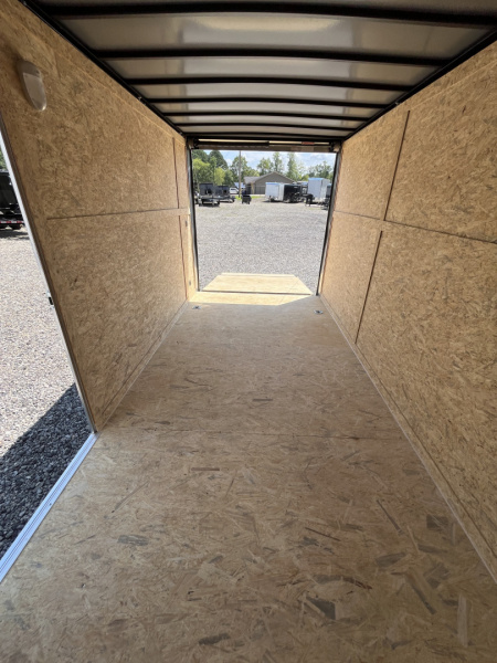 New 2026 Spartan 7X16 Enclosed Trailer, Preferred Package, Polycor, Tube Cross Members, 7' Interior