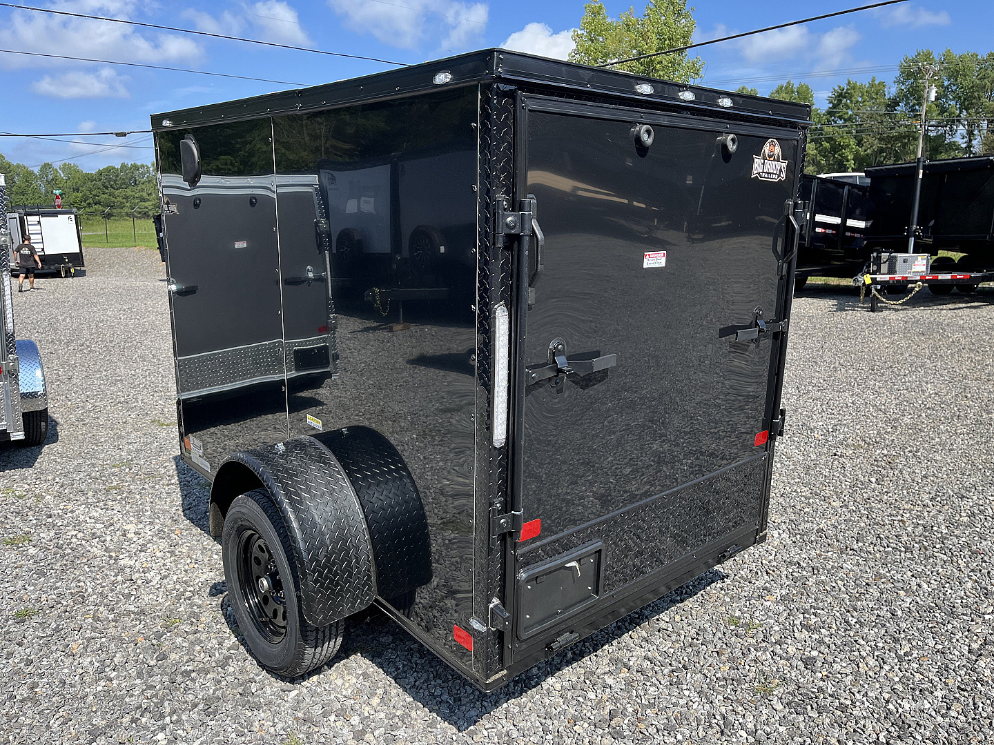 New 2026 Big Daddys Edition 5X8 With Side Door, Polycor, Ceiling Liner, Single Axle, Blackout Package