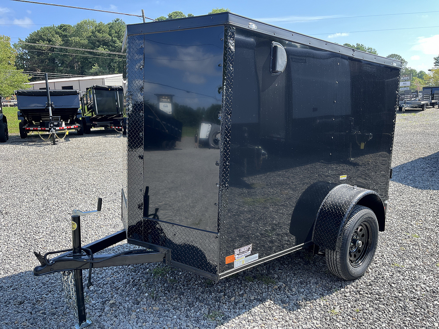 New 2026 Big Daddys Edition 5X8 With Side Door, Polycor, Ceiling Liner, Single Axle, Blackout Package