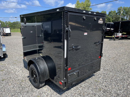 New 2026 Big Daddys Edition 5X8 With Side Door, Polycor, Ceiling Liner, Single Axle, Blackout Package