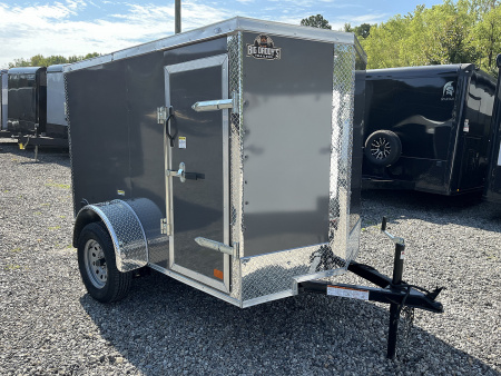 New 2026 Big Daddys Editon 5X8 Enclosed Trailer With Side Door And Rear Ramp Door