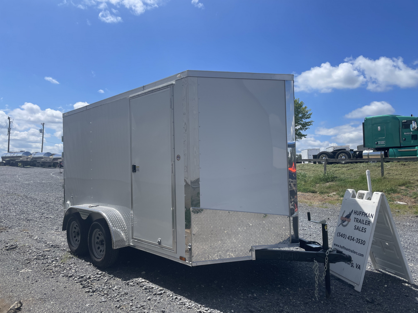 New 2026 Spartan 7X12X6'6" Enclosed Trailer with Rear Double Doors