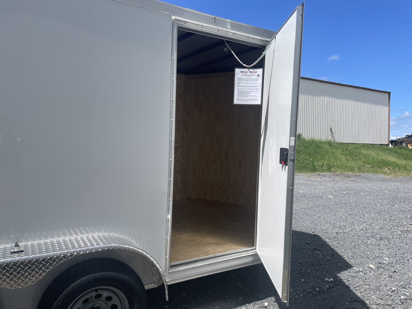 New 2026 Spartan 7X12X6'6" Enclosed Trailer with Rear Double Doors