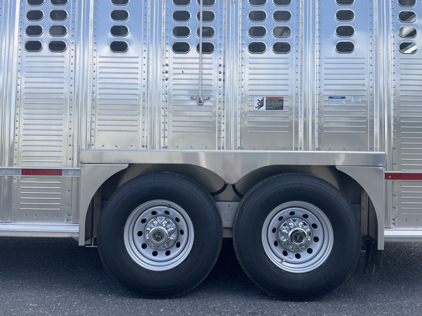 New 2026 Wilson 7x24x6'8" Stock Trailer