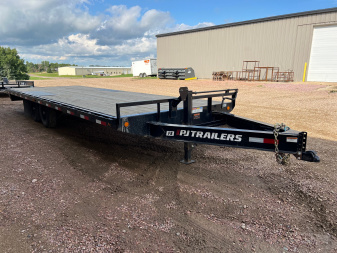 Used 2024 PJ Trailers 24' F8 Deckover Equipment Trailer