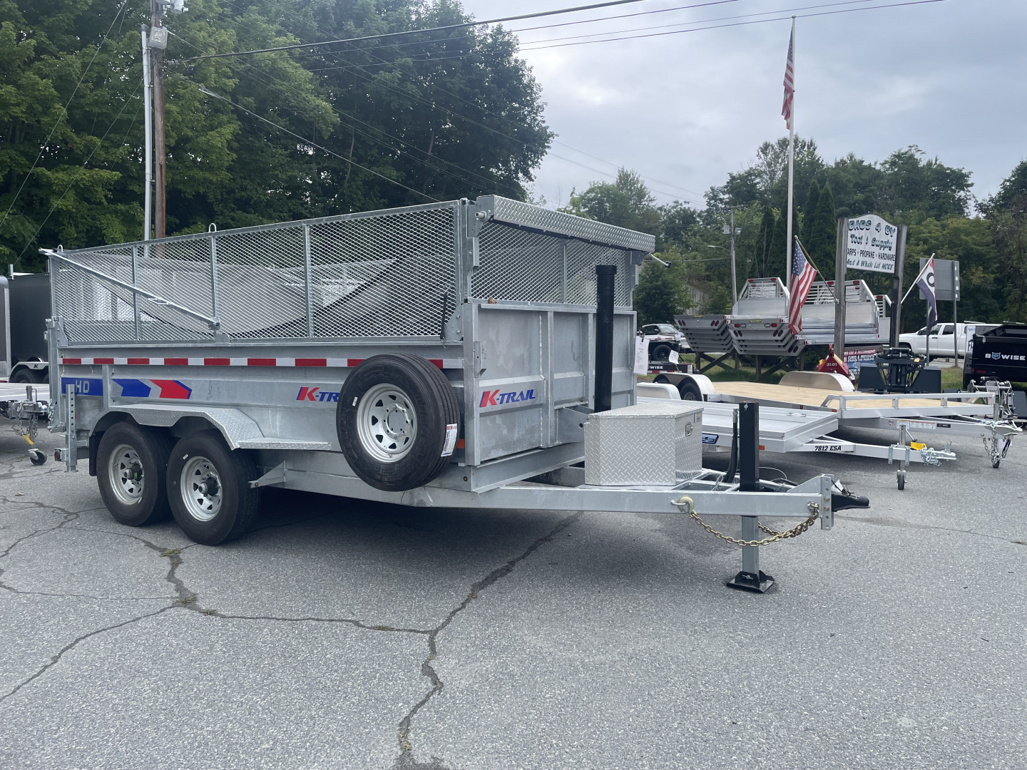 New 2025 K-TRAIL D8214-14 Dump Trailer