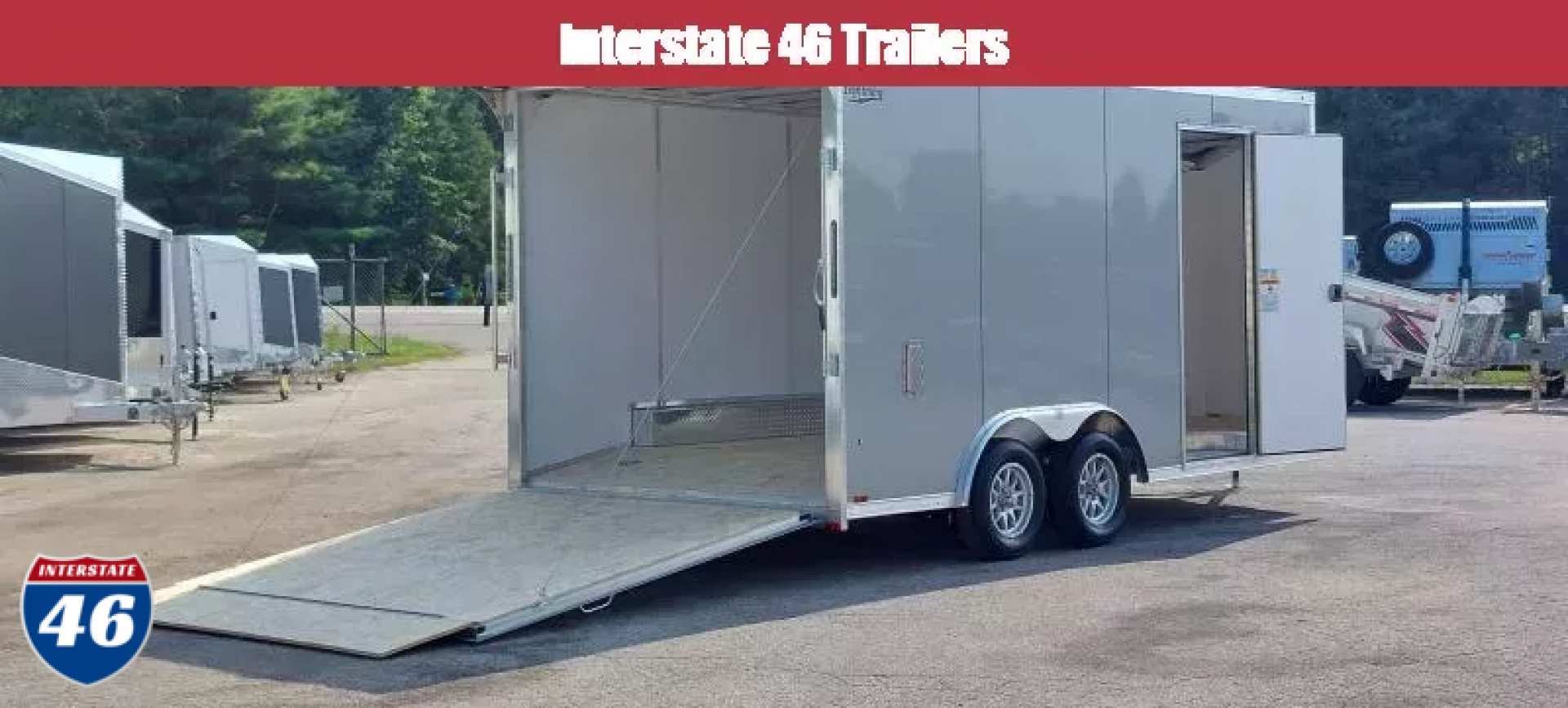 New 8 X 16 CAR HLR ENCLOSED TANDEM AXL POLYCOR EXTR ALL ALUM LIGHTNING 2025