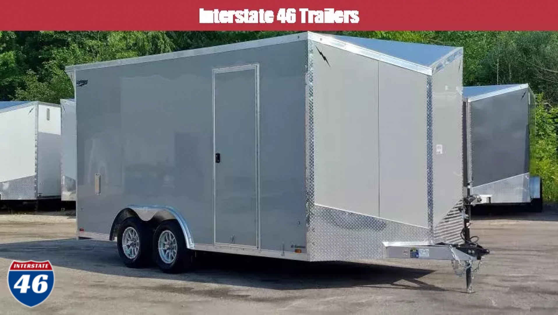 New 8 X 16 CAR HLR ENCLOSED TANDEM AXL POLYCOR EXTR ALL ALUM LIGHTNING 2025