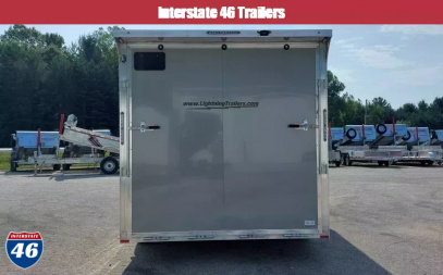 New 8 X 16 CAR HLR ENCLOSED TANDEM AXL POLYCOR EXTR ALL ALUM LIGHTNING 2025