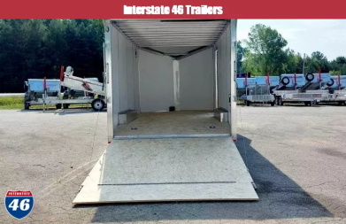New 8 X 16 CAR HLR ENCLOSED TANDEM AXL POLYCOR EXTR ALL ALUM LIGHTNING 2025