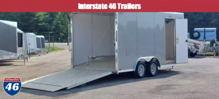 New 8 X 16 CAR HLR ENCLOSED TANDEM AXL POLYCOR EXTR ALL ALUM LIGHTNING 2025