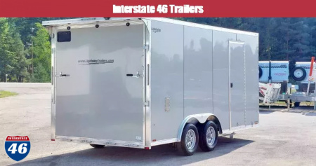 New 8 X 16 CAR HLR ENCLOSED TANDEM AXL POLYCOR EXTR ALL ALUM LIGHTNING 2025