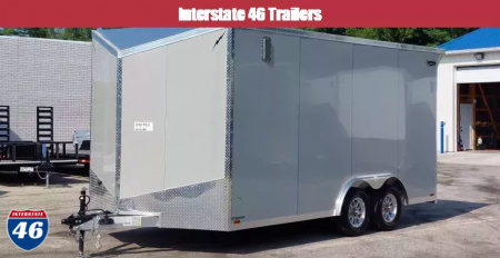 New 8 X 16 CAR HLR ENCLOSED TANDEM AXL POLYCOR EXTR ALL ALUM LIGHTNING 2025
