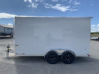 New 2026 NEO TRAILERS NAV147TR6 (7' X 14') 7K V-Nose Cargo / Enclosed Trailer