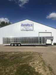 New 2026 EBY 8x36 Stock Trailer