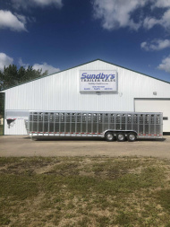 New 2026 EBY 8x36 Stock Trailer