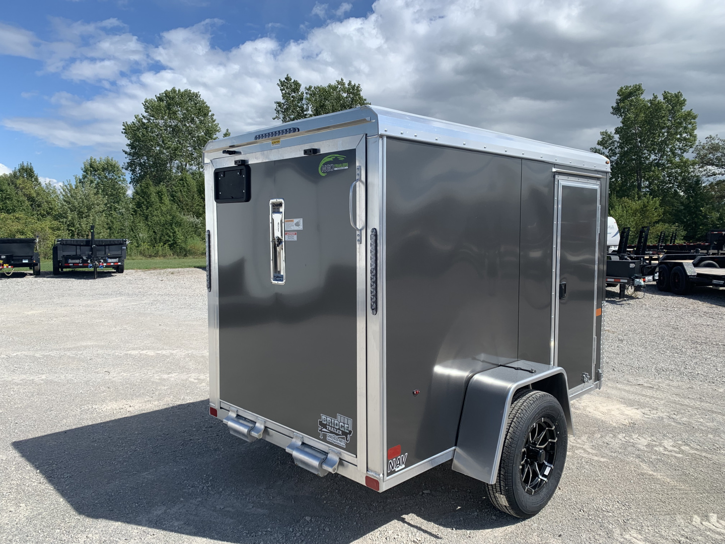 New 2026 NEO TRAILERS NAV85R6 (5' X 8') 2.5K V-Nose Cargo / Enclosed Trailer