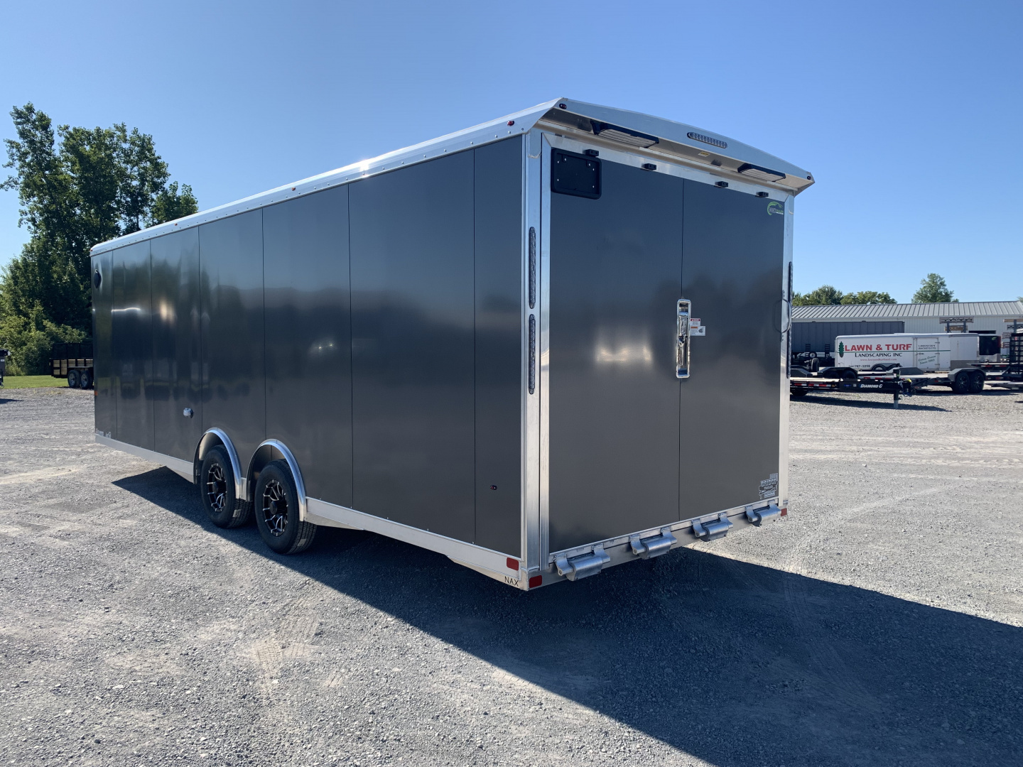 New 2026 NEO Trailers NAX2485R6 (8.5' X 24') 9.9K V-Nose Snowmobile Trailer