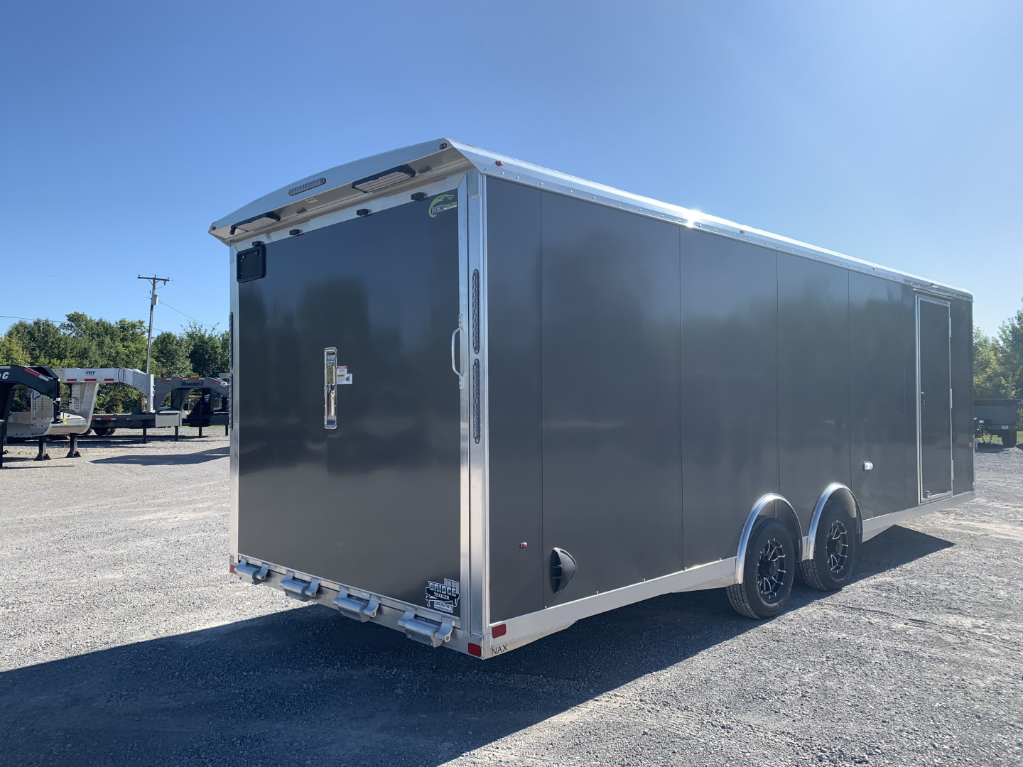 New 2026 NEO Trailers NAX2485R6 (8.5' X 24') 9.9K V-Nose Snowmobile Trailer