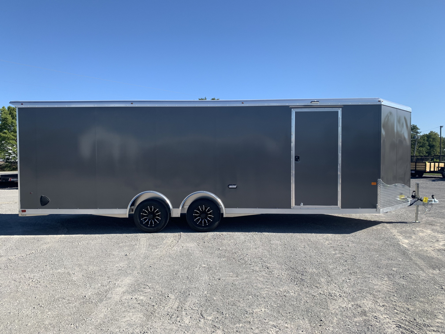 New 2026 NEO Trailers NAX2485R6 (8.5' X 24') 9.9K V-Nose Snowmobile Trailer