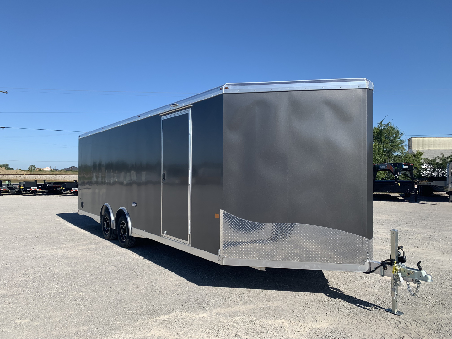 New 2026 NEO Trailers NAX2485R6 (8.5' X 24') 9.9K V-Nose Snowmobile Trailer