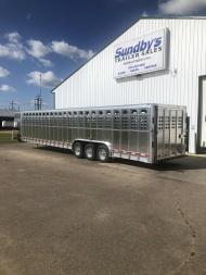 New 2026 EBY 8x35 Stock Trailer