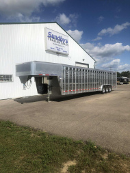 New 2026 EBY 8x35 Stock Trailer