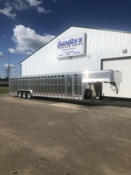 New 2026 EBY 8x35 Stock Trailer