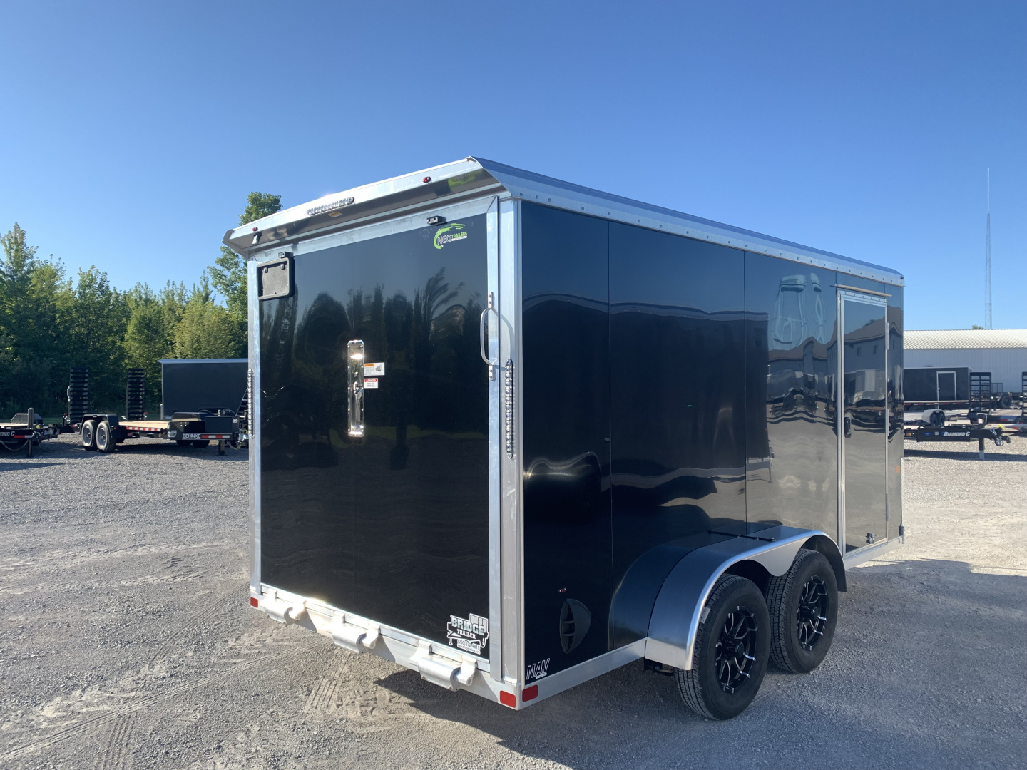 New 2026 NEO TRAILERS NAV147TR (7' X 14') 7K V-Nose Cargo / Enclosed Trailer