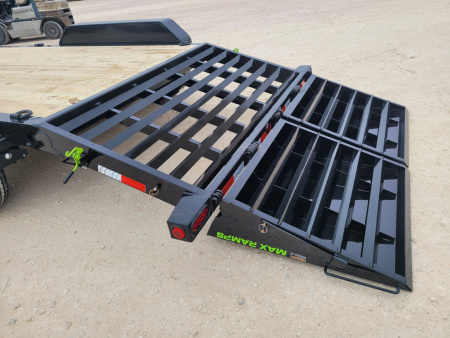 New 2026 Load Trail 14K 20' Skidster w/ Max Ramps and Toolbox Flush