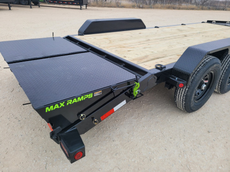New 2026 Load Trail 14K 20' Skidster w/ Max Ramps and Toolbox Flush
