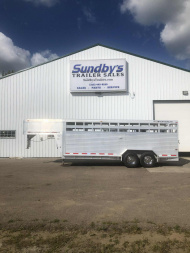 Used 2007 Featherlite Stock Trailer