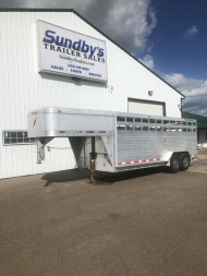 Used 2007 Featherlite Stock Trailer