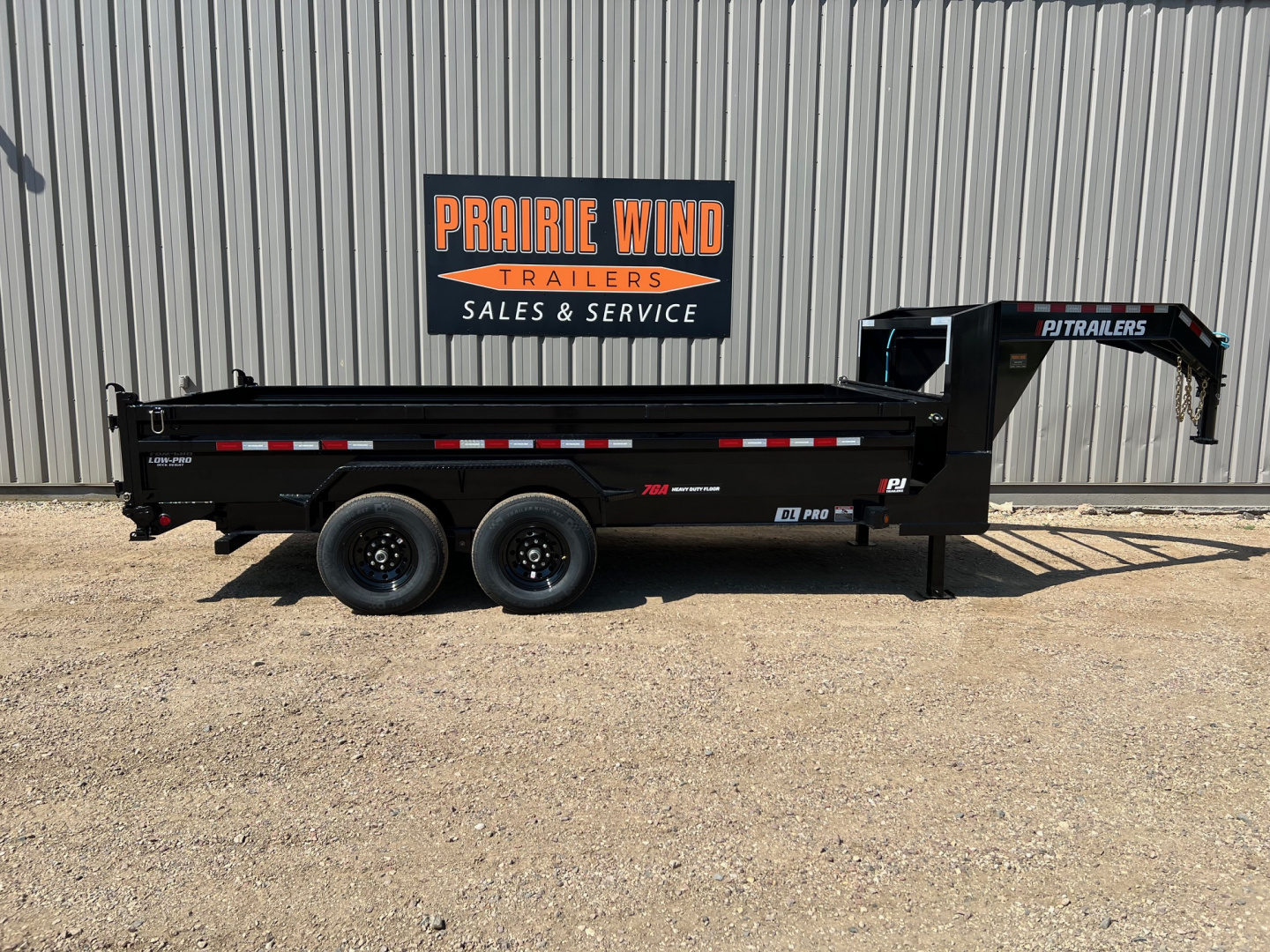 New 2026 PJ Trailers 16' DL Gooseneck Dump Trailer