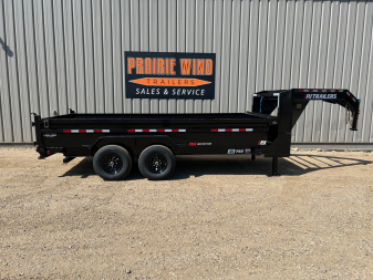 New 2026 PJ Trailers 16' DL Gooseneck Dump Trailer