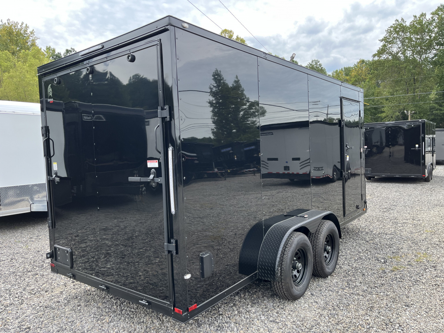 New 2026 Spartan 7X16 Enclosed Trailer, 10K GVWR, Preferred Package, Polycor, Blackout PKG