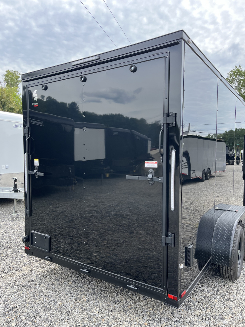 New 2026 Spartan 7X16 Enclosed Trailer, 10K GVWR, Preferred Package, Polycor, Blackout PKG