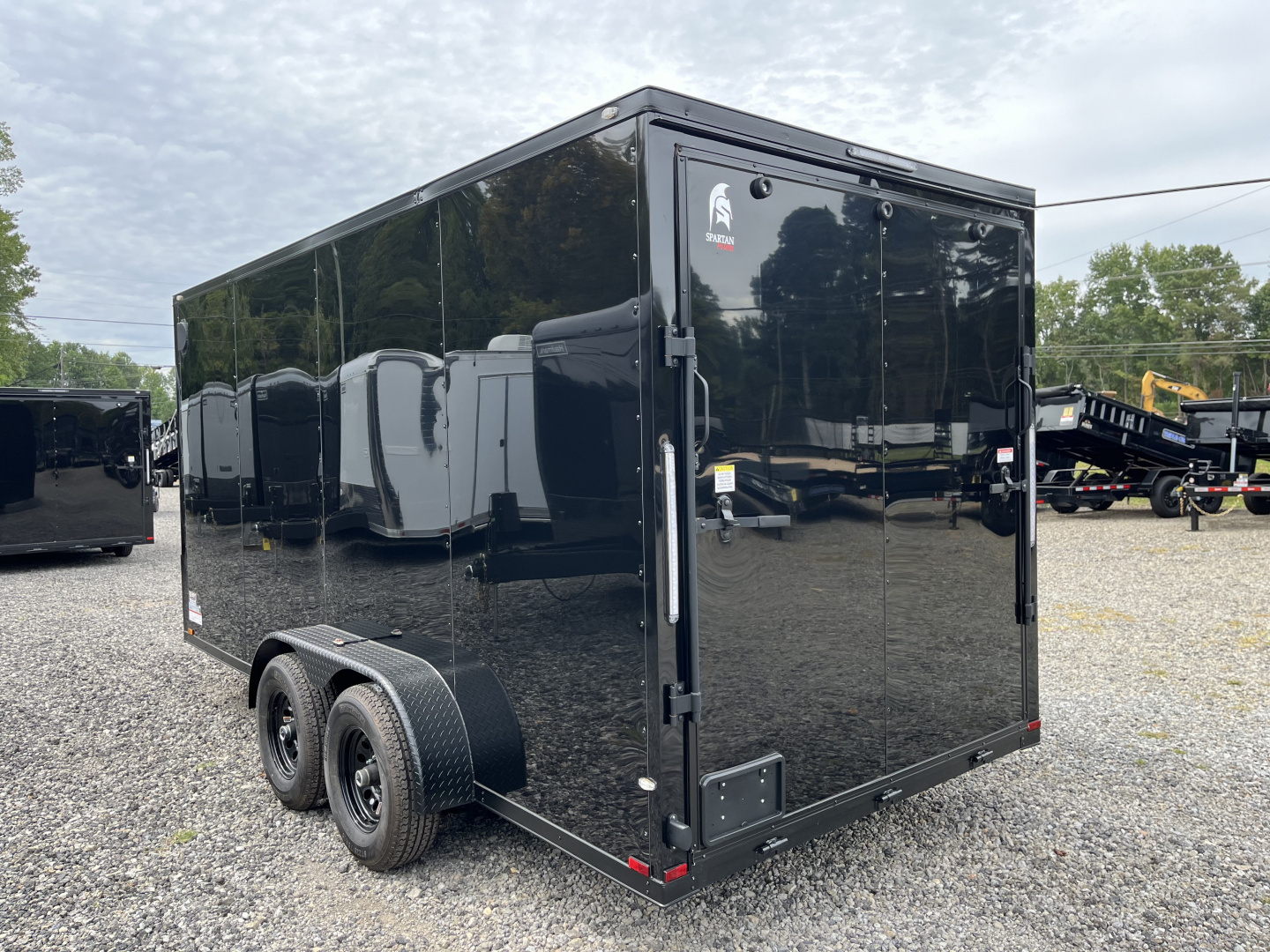 New 2026 Spartan 7X16 Enclosed Trailer, 10K GVWR, Preferred Package, Polycor, Blackout PKG