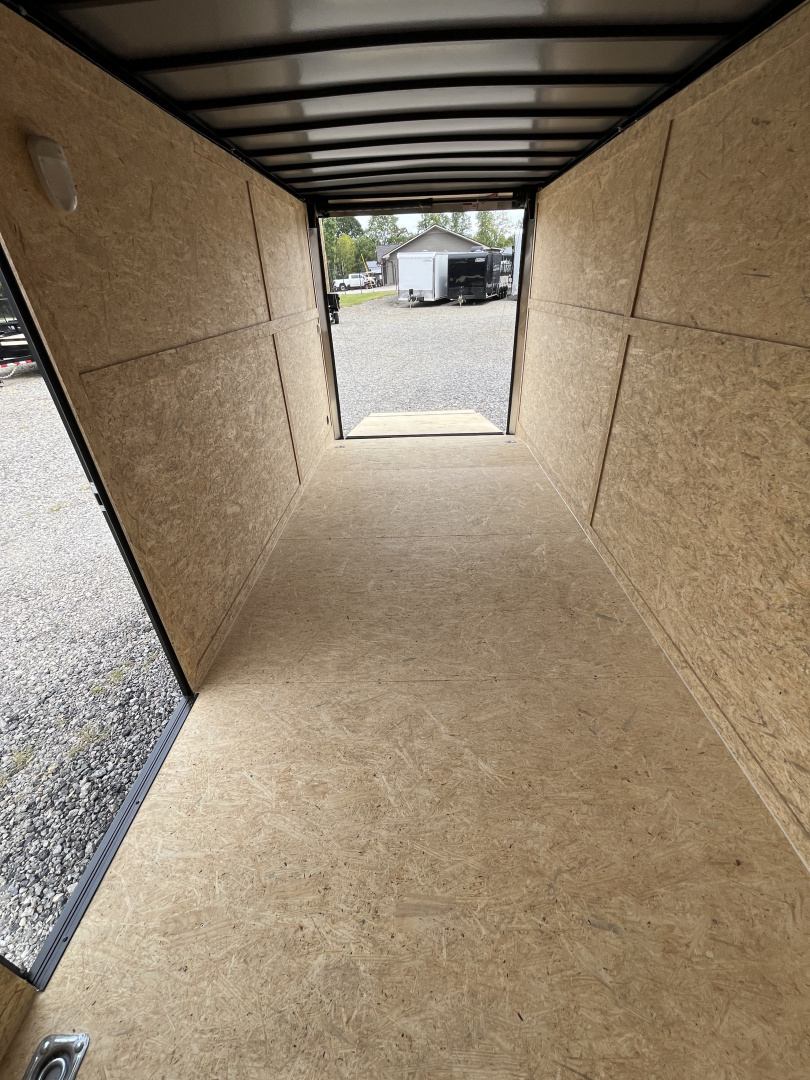 New 2026 Spartan 7X16 Enclosed Trailer, 10K GVWR, Preferred Package, Polycor, Blackout PKG