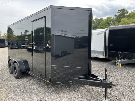 New 2026 Spartan 7X16 Enclosed Trailer, 10K GVWR, Preferred Package, Polycor, Blackout PKG